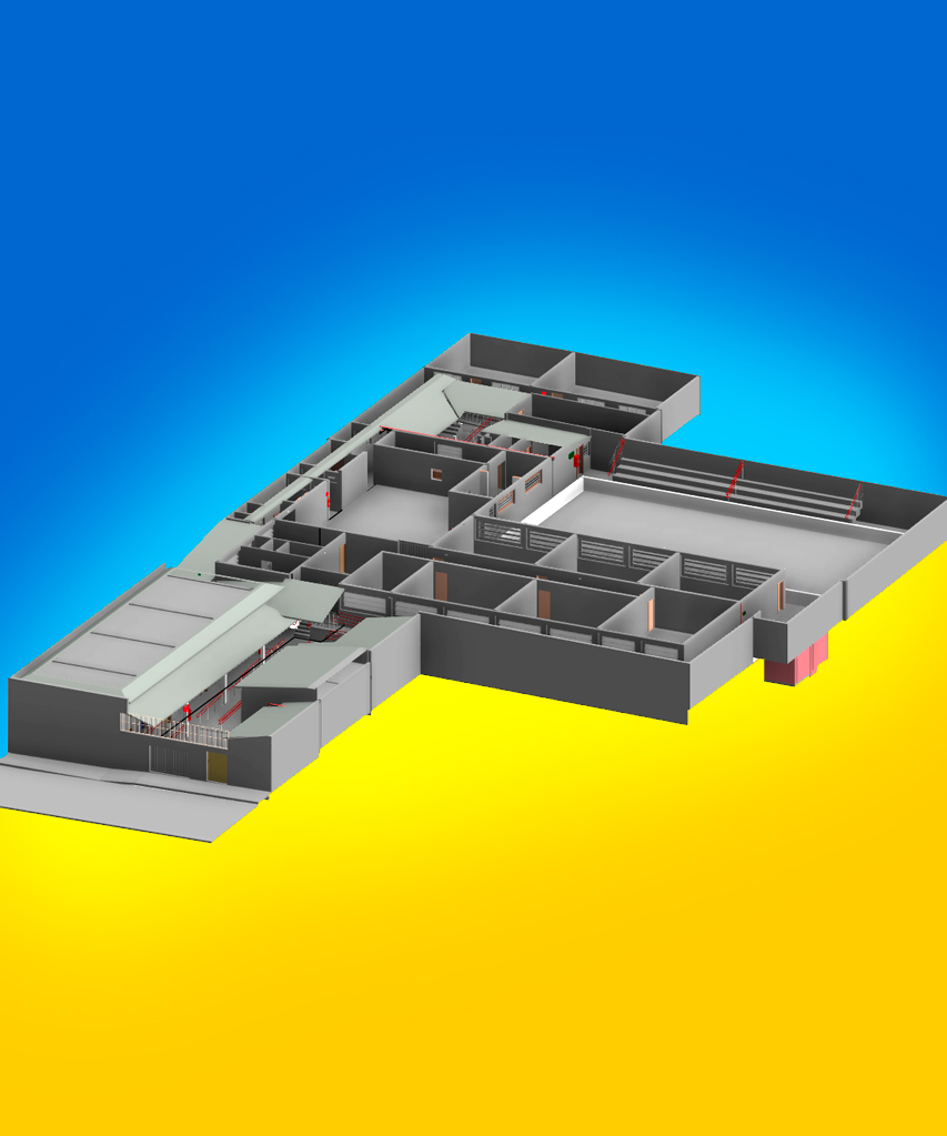 -Asbuilt arquitetura

-Nuvem de pontos

-Projeto de prevenção e combate a incêndio.